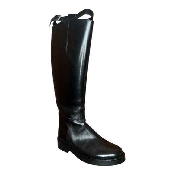 Ann Demeulemeester Women's Stan Riding Boots Made in Italy Cow Leather EU 38 - Picture 10 of 14